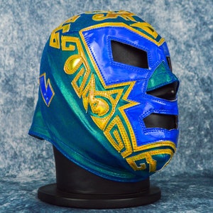 Authentic Mexican Lucha Libre Mask | Handmade Luchador Wrestling Mask | Pro Wrestling, Cosplay, Halloween Costume | Wagner