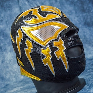 Authentic Mexican Lucha Libre Mask | Handmade Luchador Wrestling Mask | Pro Wrestling, Cosplay, Halloween Costume | Sombra