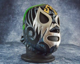 Authentic Mexican Lucha Libre Mask | Handmade Luchador Wrestling Mask | Pro Wrestling, Cosplay, Halloween Costume | Ghost