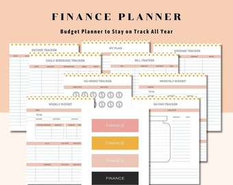 Printable Finance Planner | Monthly Budget