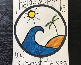 Lover of the Sea Postcard