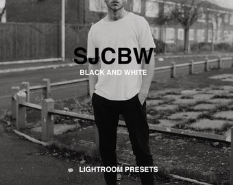 SJCBW: Black and White Adobe Lightroom Presets | Perfect for Indoor, Outdoor, Weddings, Newborn, Portraiture