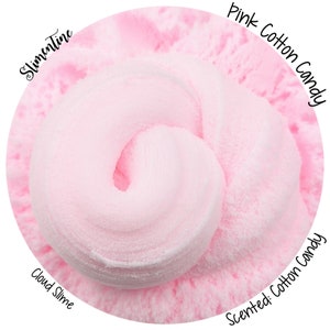 Cotton Candy Cloud Slime Scented Pink