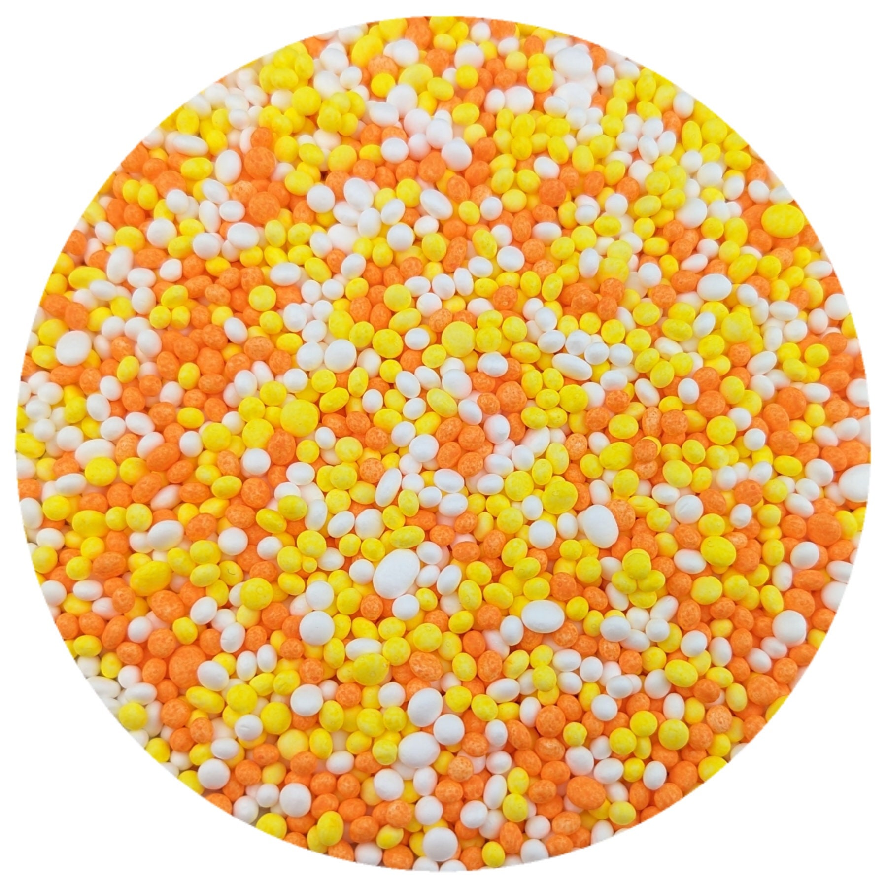 Candy Corn Mix Small Foam Beads