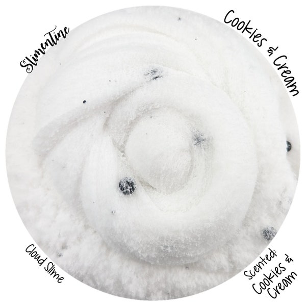 Cookies & Cream Cloud Slime ~Scented~