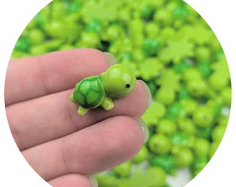 Harz Schildkröte Charm ~ 4 Farben, 1/3/5 Stück