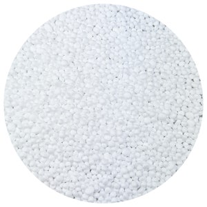 White Small Foam Beads