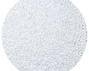 White Small Foam Beads