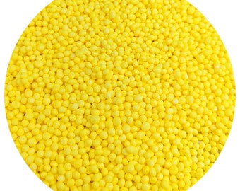 Yellow Small Foam Beads