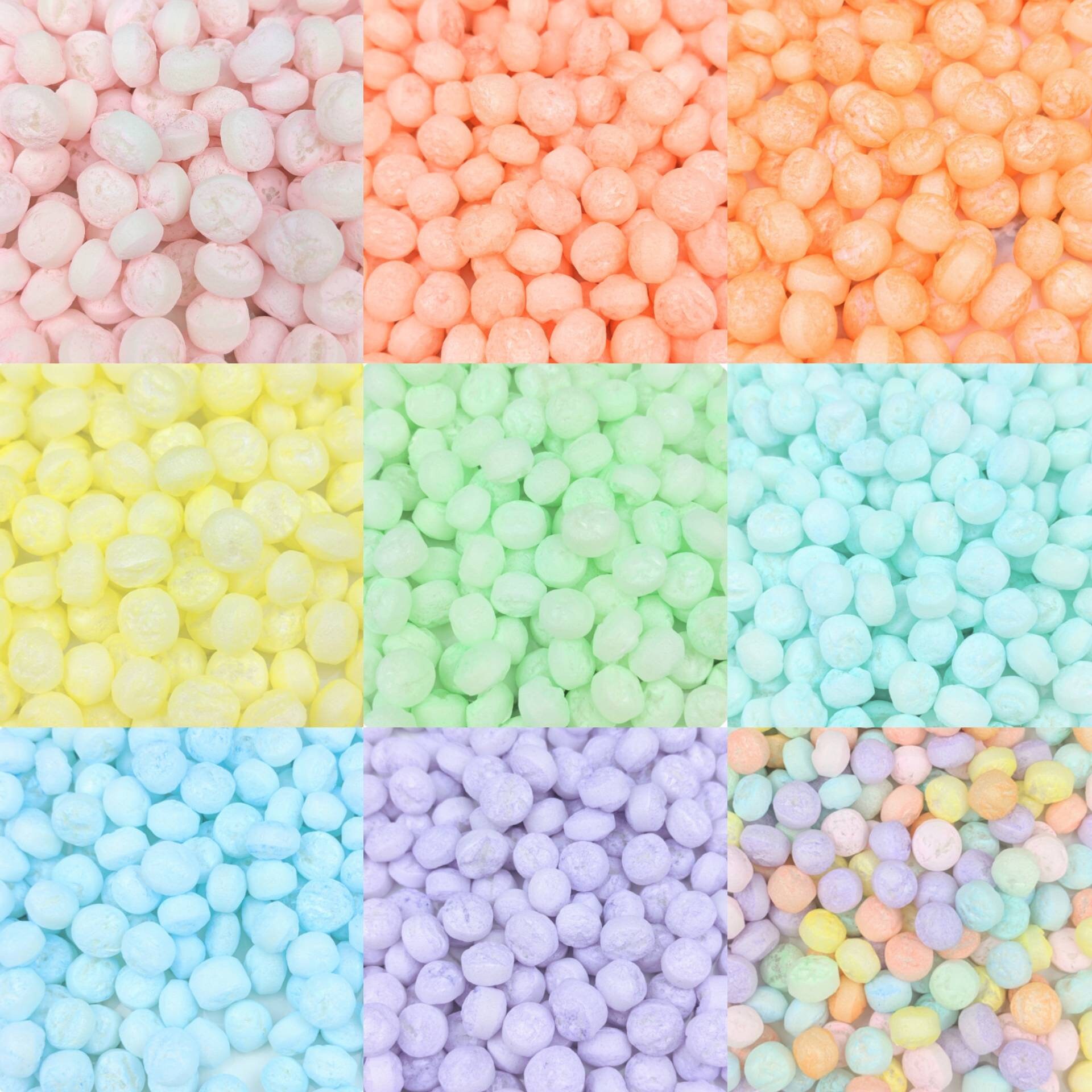 Pastel Marshmallow Foam Beads Choose the Color 9 Colors Etsy
