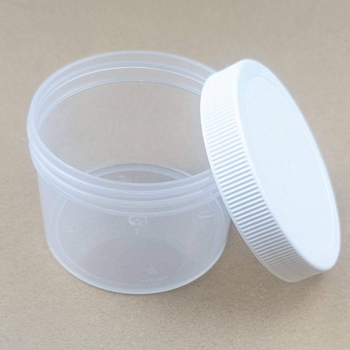 Transparent Round Plastic Small Container