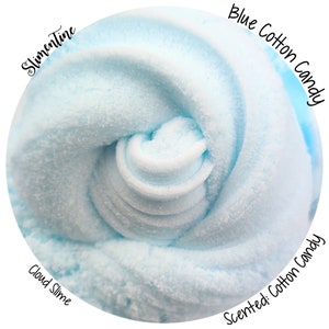 Cotton Candy Cloud Slime Scented Blue