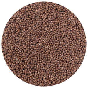 Brown Small Foam Beads