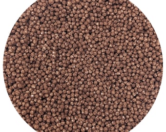 Brown Small Foam Beads