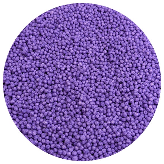 Purple Small Foam Beads 