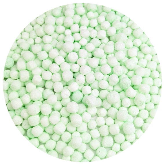 Green Pastel Marshmallow Foam Beads 