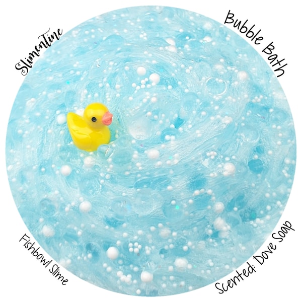 Bubble Bath Fishbowl Slime ~Scented~