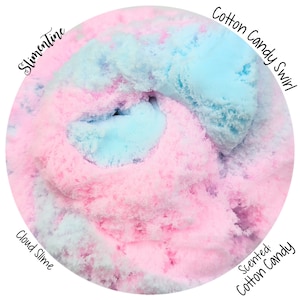 Cotton Candy Cloud Slime Scented Swirl