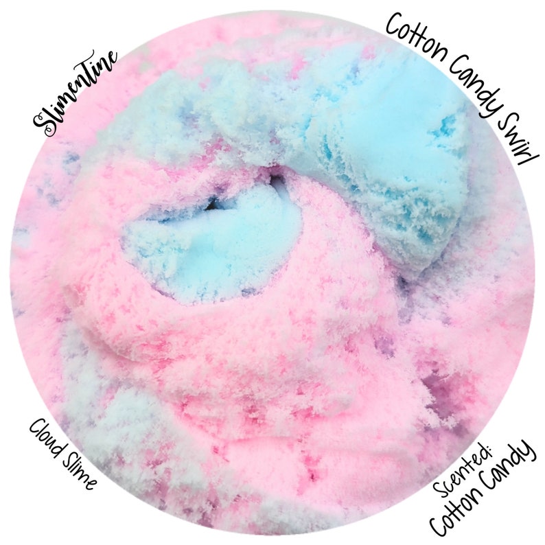 Cotton Candy Cloud Slime Scented Swirl