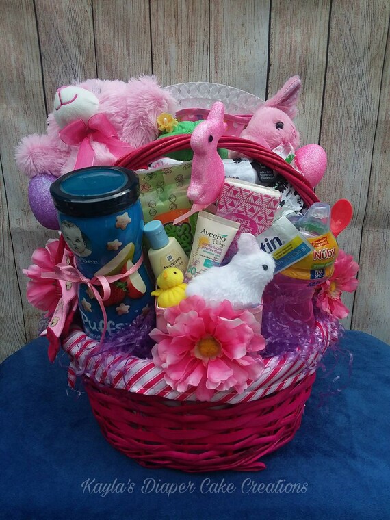 personalized baby's first easter basket