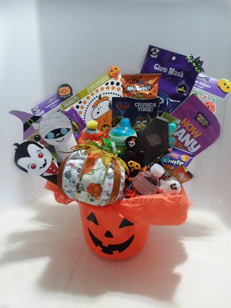 Toddler Halloween gift basket unique October baby trick or Etsy