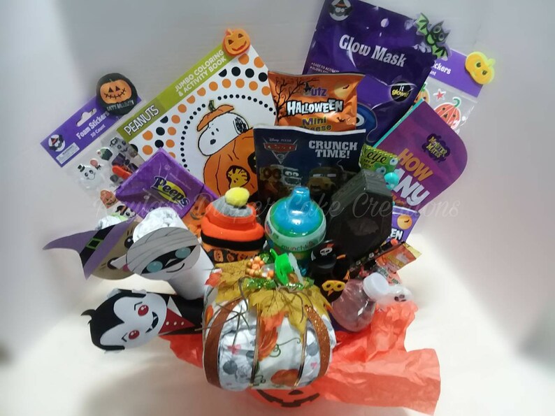 Toddler Halloween gift basket unique October baby trick or Etsy