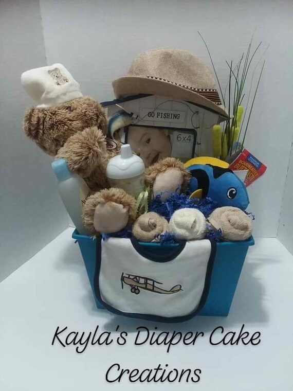 diaper cake gift basket