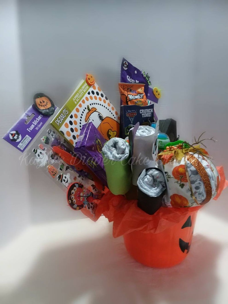 Toddler Halloween gift basket unique October baby trick or Etsy