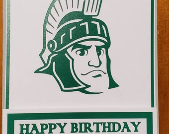 Michigan State Card Etsy