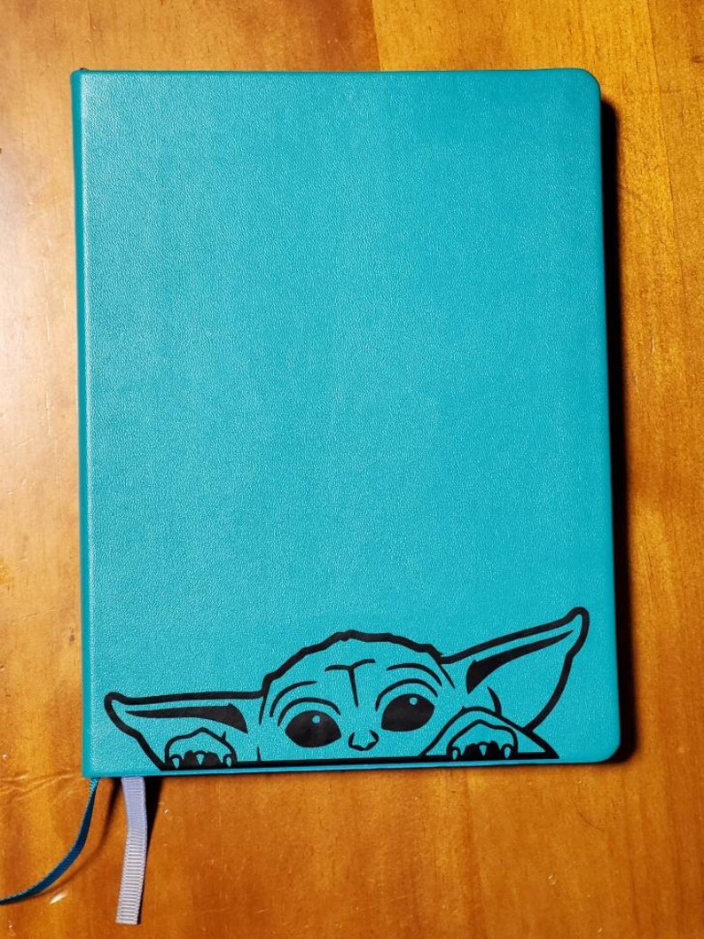 Baby Yoda Notebook Baby Yoda Journal the Child Notebook the Etsy