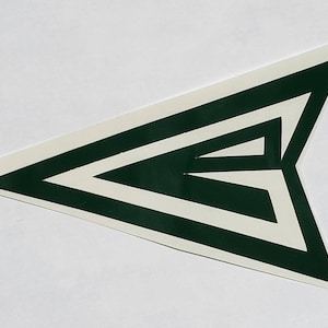 Green Arrow Vinyl Decal, Green Arrow Decal, Green Arrow Symbol Decal, Unique Green Arrow Decal,