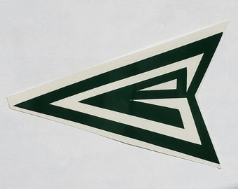 Green Arrow Vinyl Decal, Green Arrow Decal, Green Arrow Symbol Decal, Unique Green Arrow Decal,