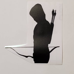 Green Arrow decal, Oliver Queen decal,