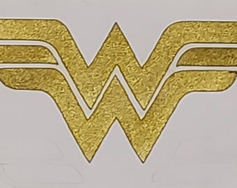 Wonder Decal, Decal Woman Symbol, Wonder Iron On Decal