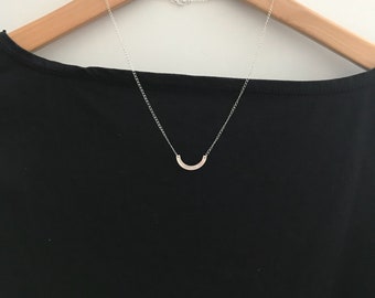 CLY Jewelry Personalized Last Name Necklace Custom Sterling Silver Hester Plate Customized Gift for Family