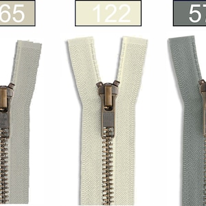 YKK Metall Reißverschluss teilbar #5 11-80 cm Original YKK Jackenreißverschluss für Jacken Taschen Hoodie Mantel verschiedene Farben Bild 5
