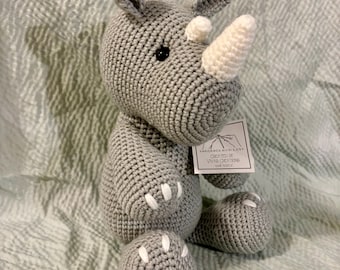 Custom Crochet Rhino