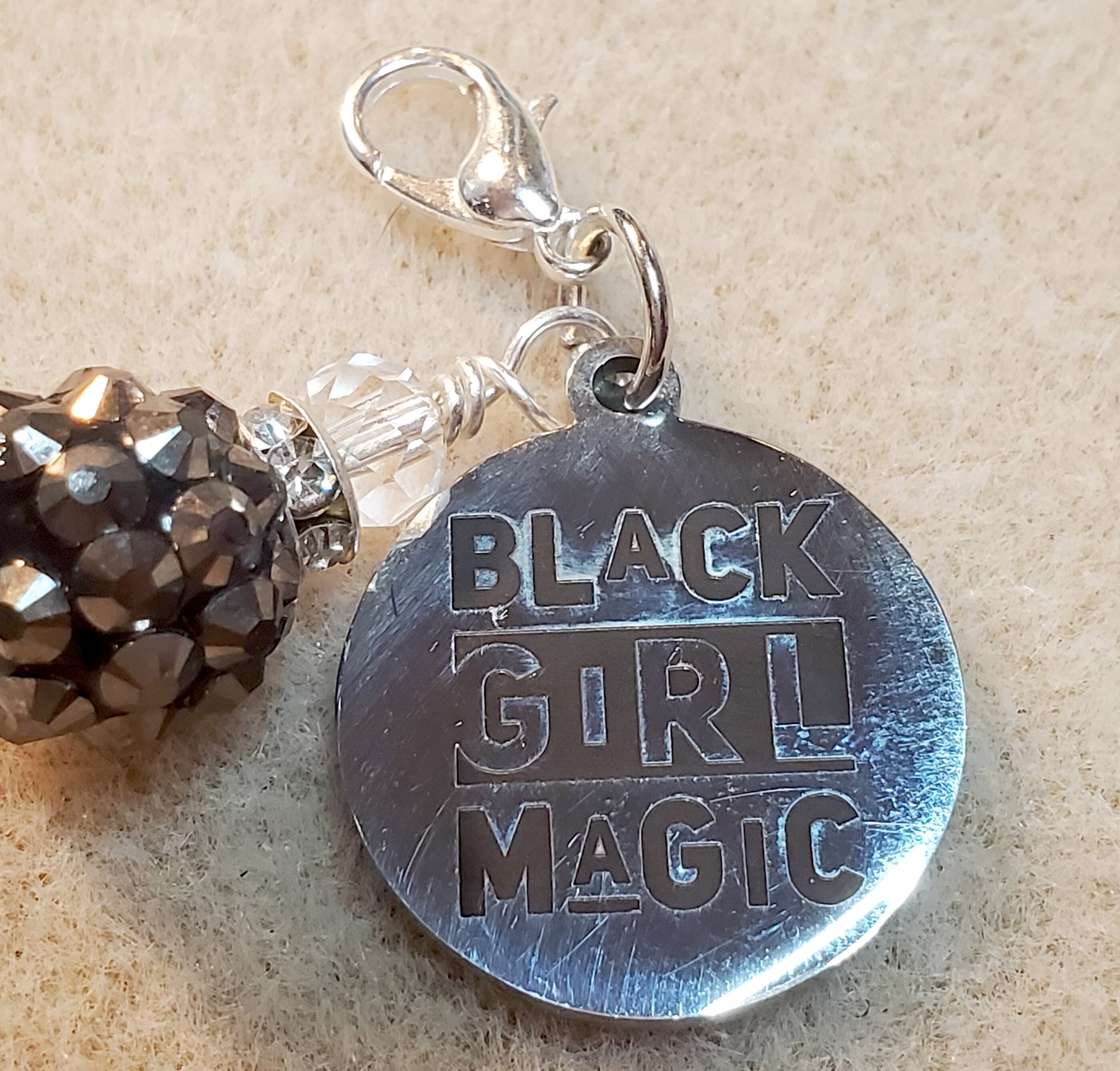 Black Girl Magic Clip On Charms Etsy