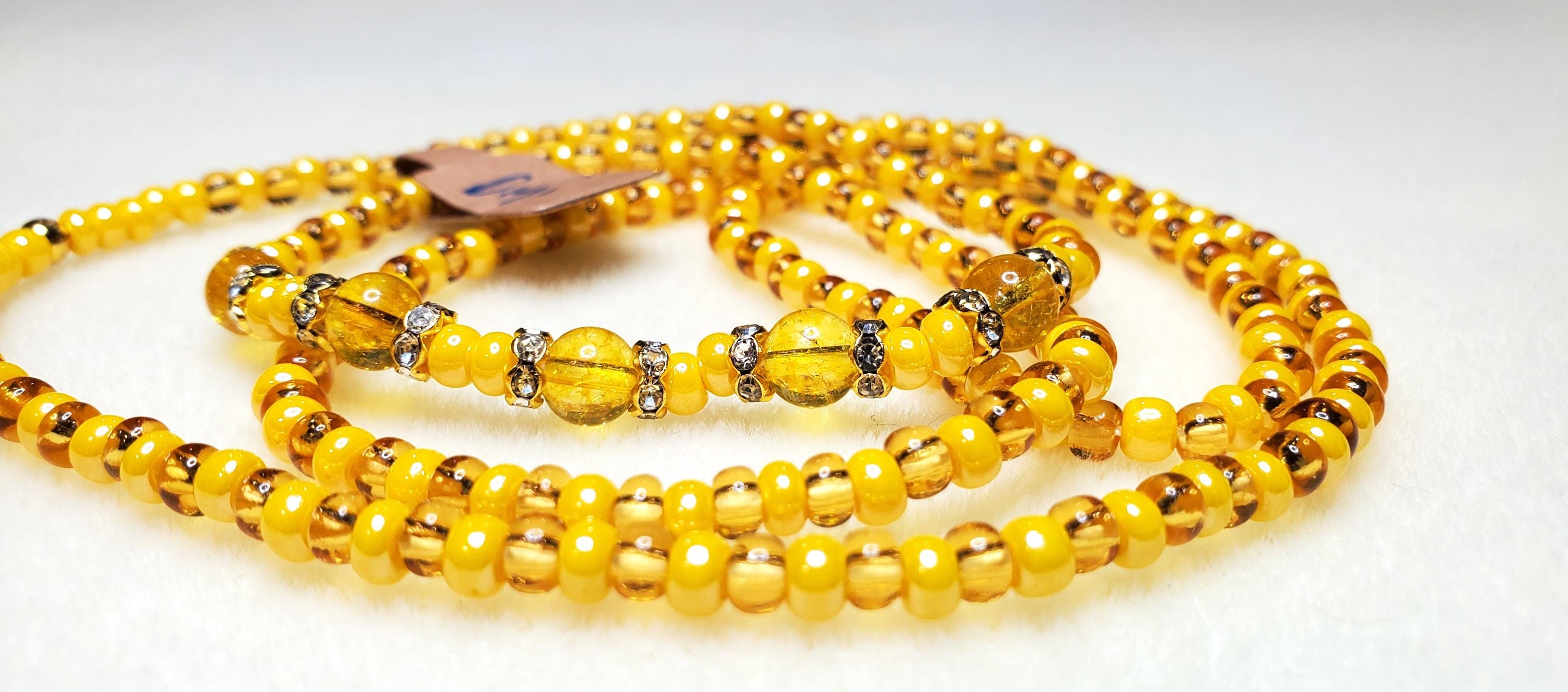 Collar de Oshun, Ileke Ochun, Eleke Osún Yeyeo