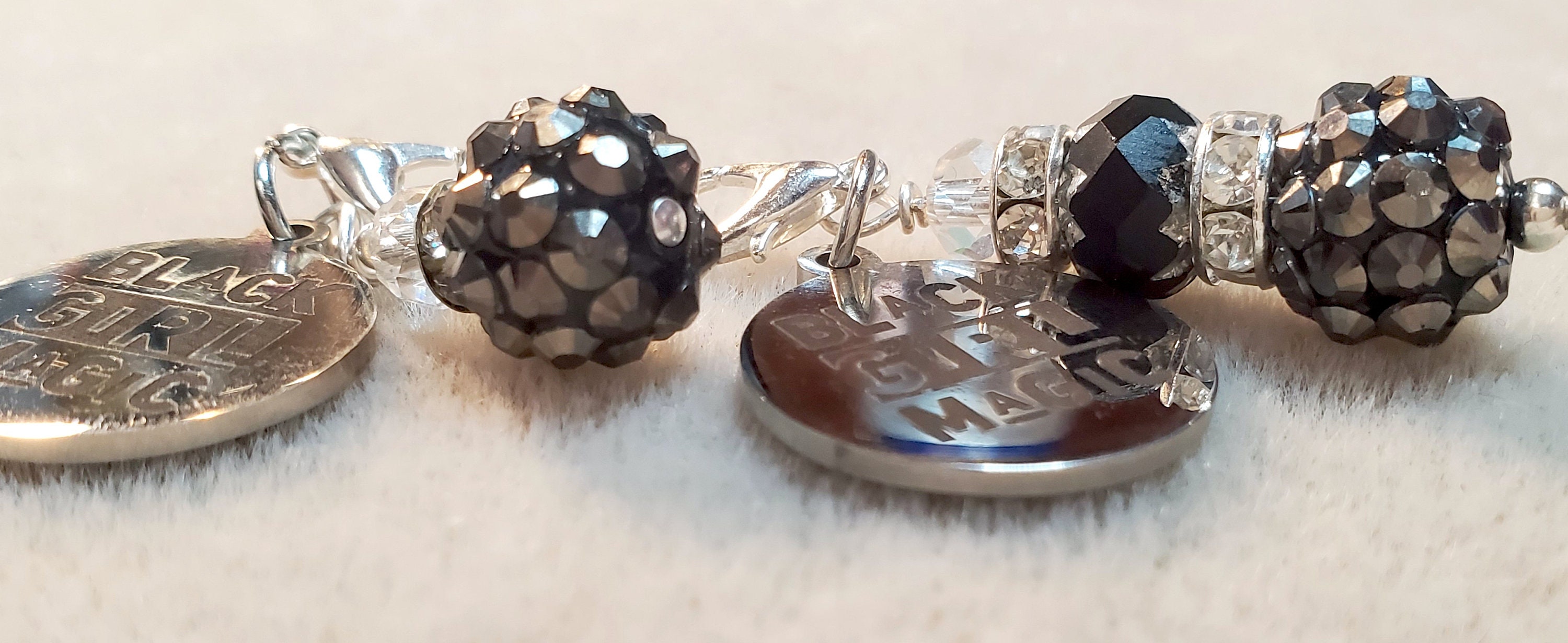 Black Girl Magic Clip On Charms Etsy