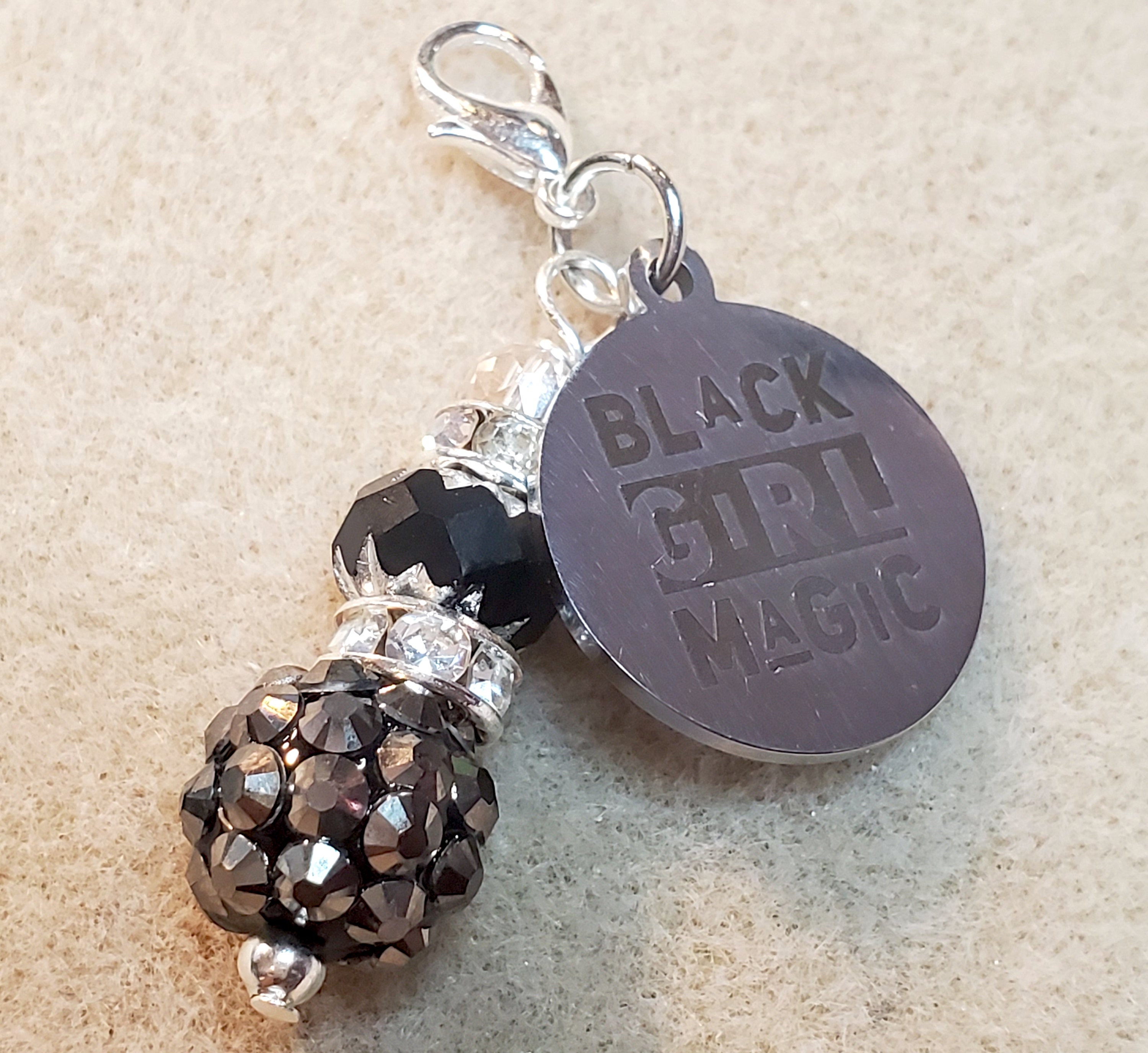 Black Girl Magic Clip On Charms Etsy
