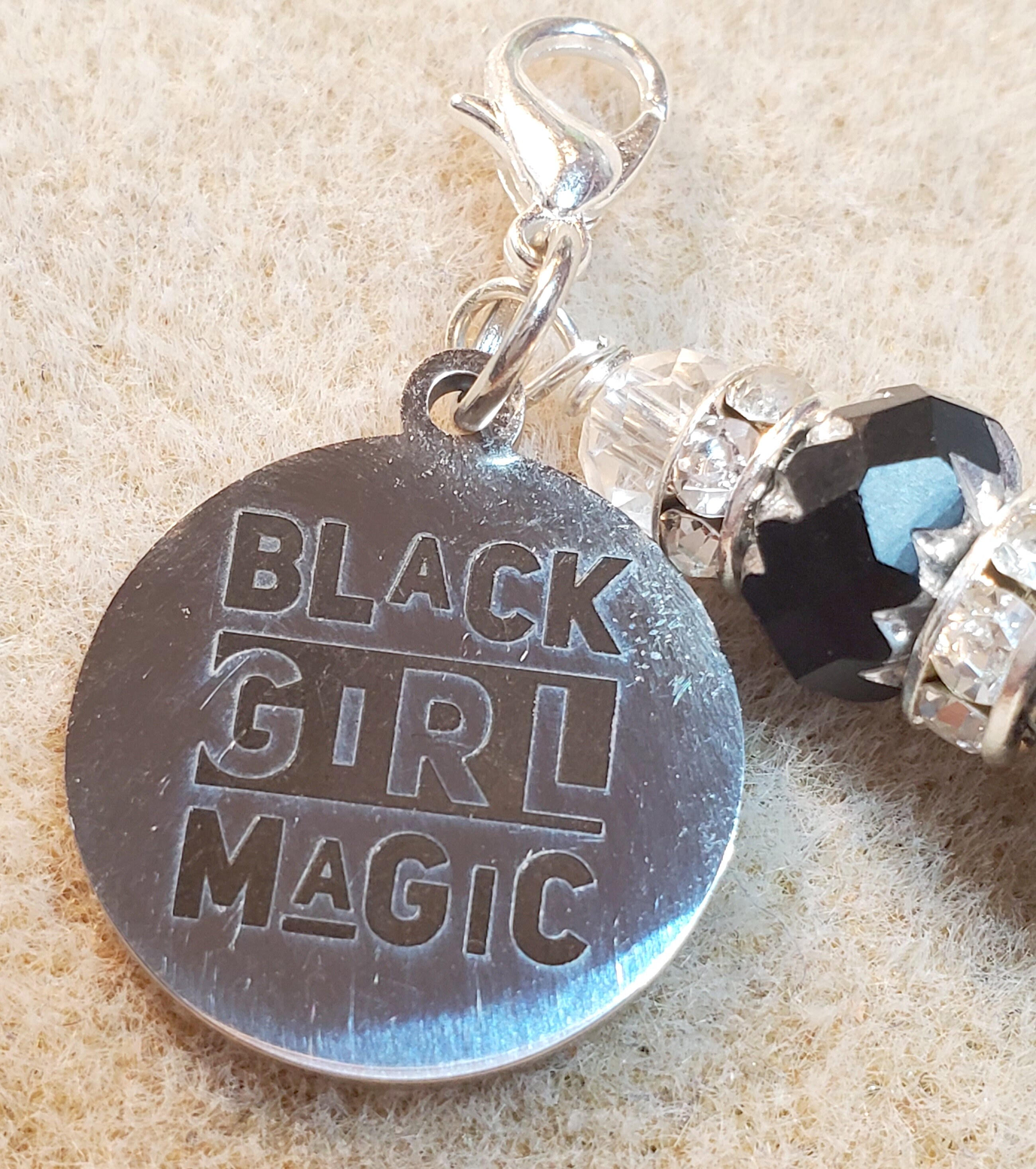 Black Girl Magic Clip On Charms Etsy