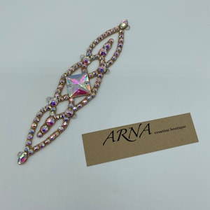 Ballroom Rhinestones Decorative Hairpiece . Dance jewelry. Dance hair accessories.