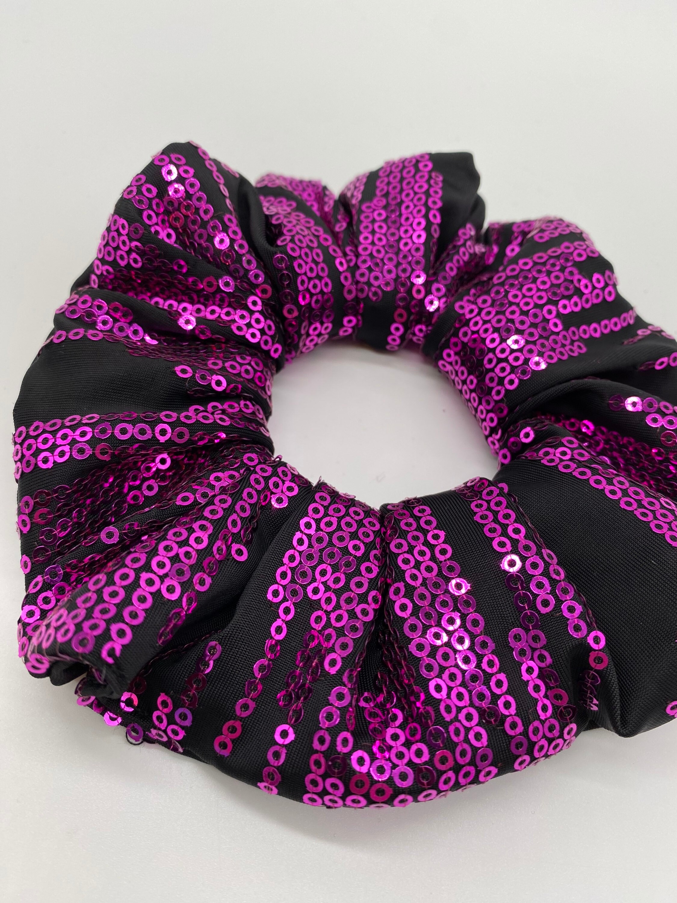 Stoney Clover Lane Black Sequin noir sparkle Hair Scrunchie Plan your buy and get ready to go Into the Wild! ?✨ From  main image 2