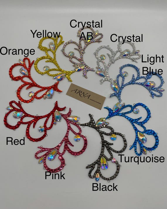 Ballroom Rhinestones Decorative Hairpiece. Dance Jewelry 