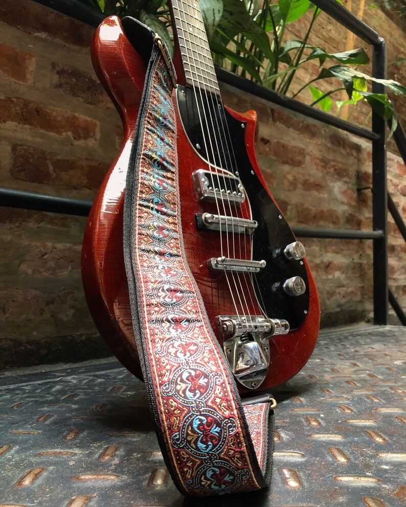 Hipstrap Rasayana Hendrix Vintage/hippie Guitar Strap Leather Etsy