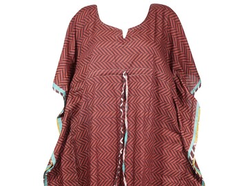 Women's Kaftan Maxi Dress, Red Travel Maxi Dresses, Beach, Cruise, Summer Silk Caftan, Oversized Flowy Dresses L-2X, One size