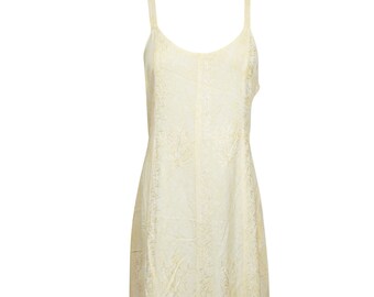 Women Strap Maxi Dress, Ombre Yellow Purple Embroidered Summer strap Dresses, Travel Beach Boho Gypsy Cover Up Dresses S/M