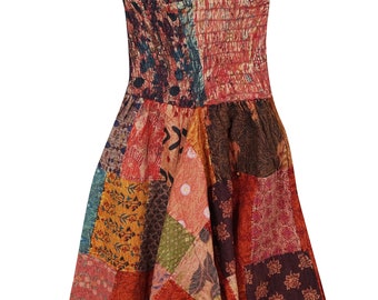 Patchwork Cotton Harem Pants, Stonwash Red Pant, Genie Boho Hippie Pants, Cotton, Printed Loose Handmade Cuffed Wide Leg Pants S/M