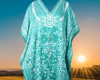 Womans Caftan Dress, Maxi Dress, Sherbet Punch Kaftan, Boho Maxi Dress, Resort Wear for Women, Maternity Dress L-2XL